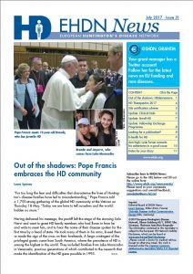 EHDN Newsletter July 2017 Frontpage